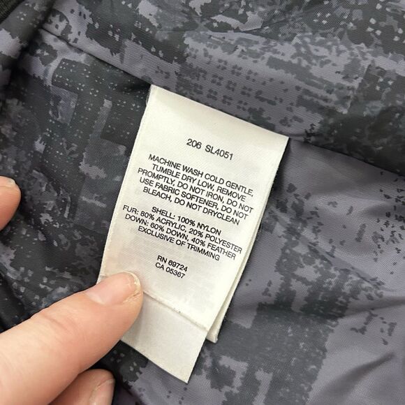 Columbia Women's Down Puffer Ski Jacket Parka Fleece Lined Hood Red Medium - Picture 12 of 15